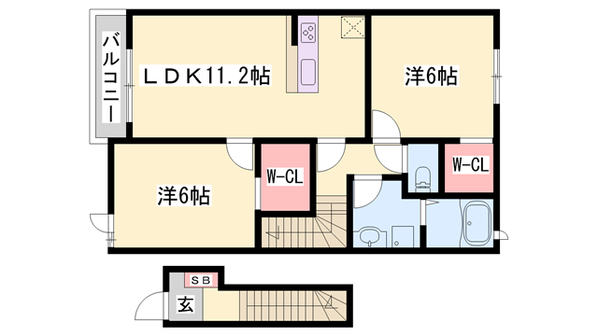 フェニーチェの物件間取画像